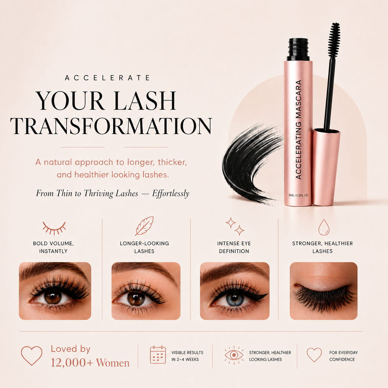 Mascara Xtreme Volume - Glowria Cosmetics™