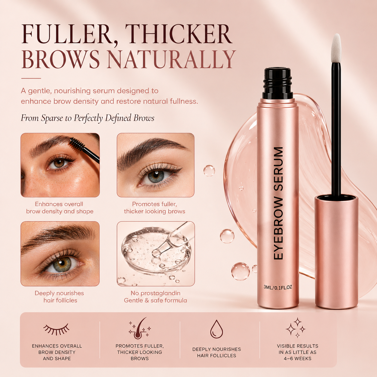 Eyebrow Growth Serum - Glowria Cosmetics™